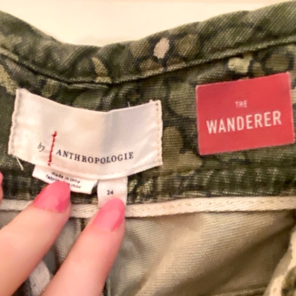 Anthropologie The Wanderer Pants - Green Floral - Picture 4 of 6